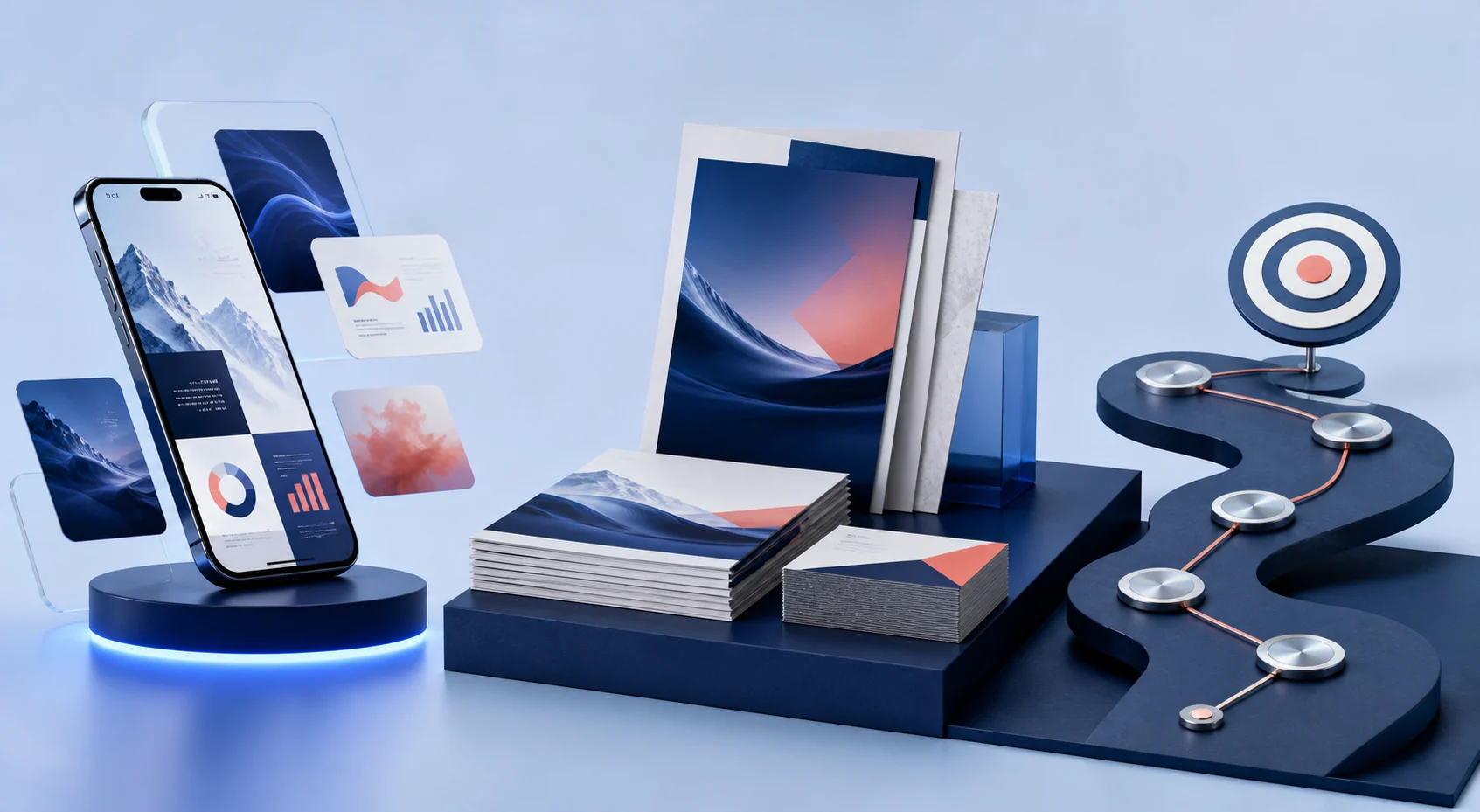 A unified digital, print, and strategy marketing system